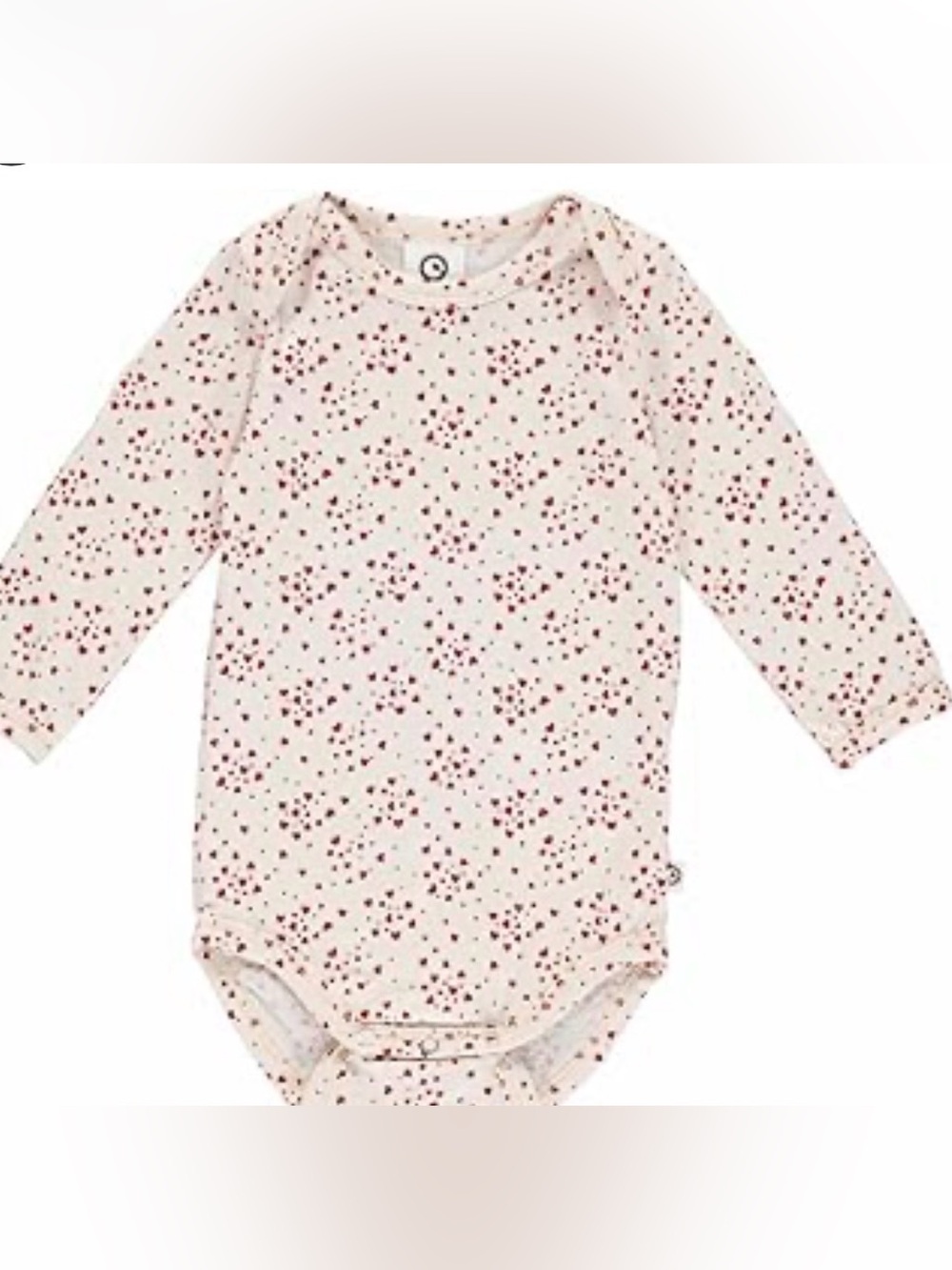 NWT Musli Long-Sleeve Heart Baby One-Piece Bodysuit